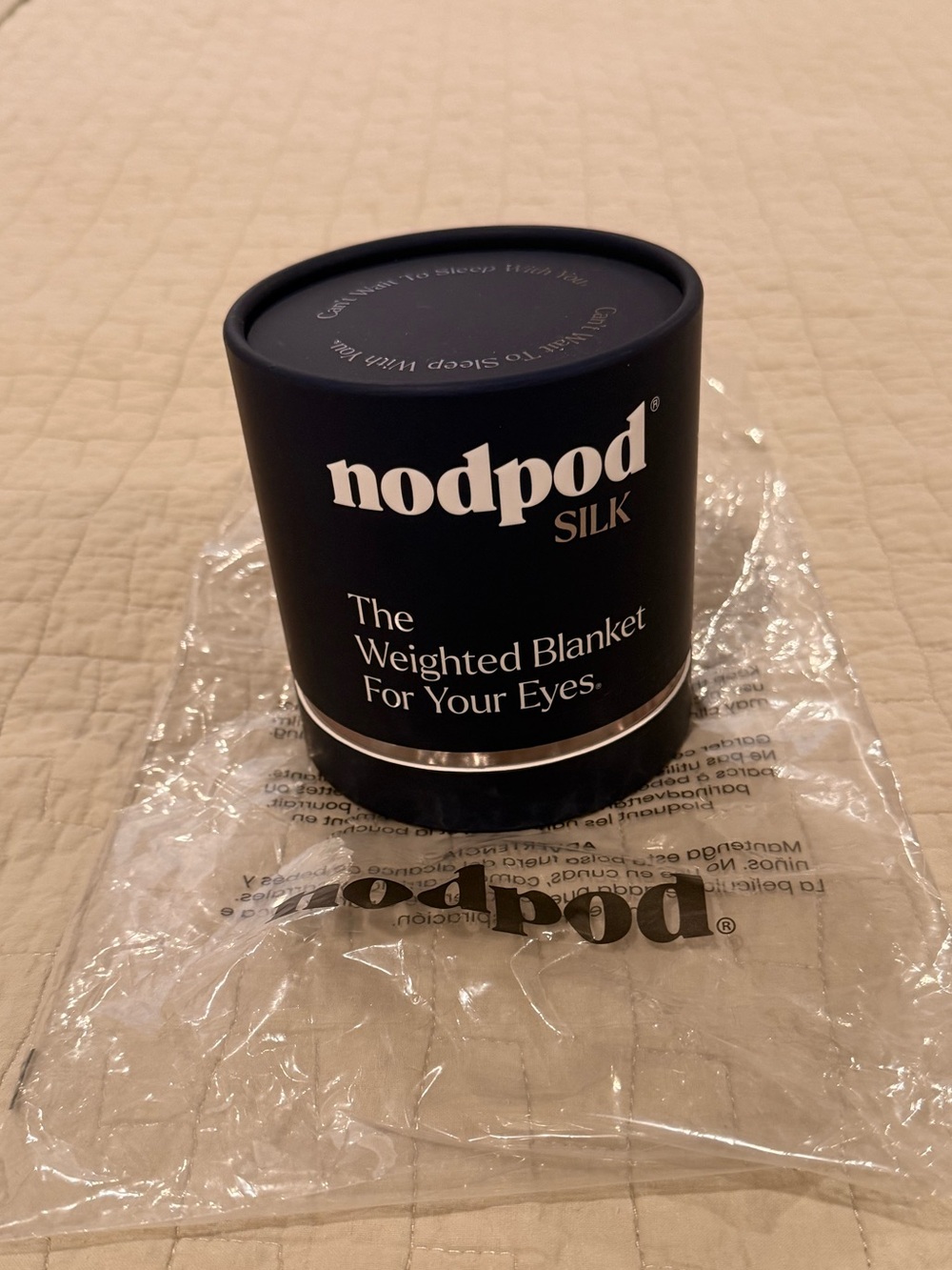 Nodpod Silk Weighted Eye Mask - Sapphire